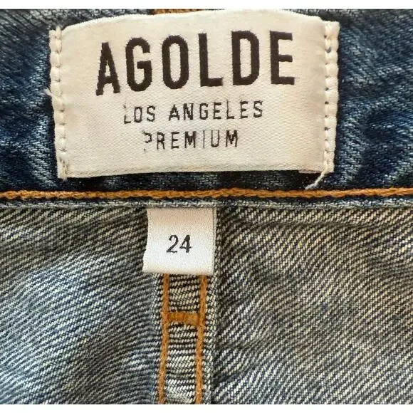 Agolde | Denim Jeans in dark wash | size 24 - Picture 6 of 7